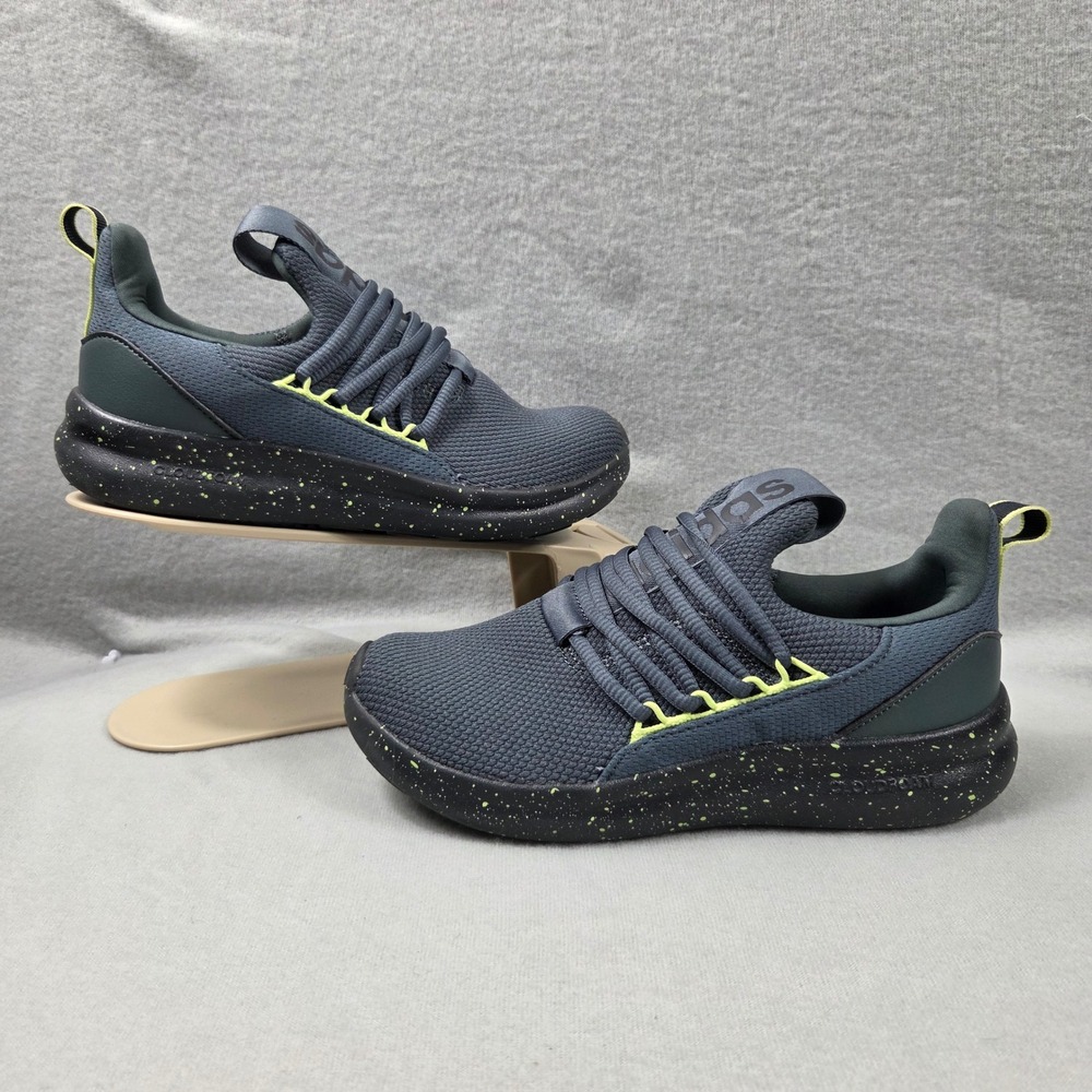Adidas Lite Racer Adapt 3.0 Running Shoes Women Size 4 Grey Excellent Speckled